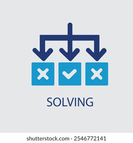 Escolha certa. Bom caminho. Caminho alternativo incorreto. Resultados diferentes da solução do problema. Venha para o sucesso. ícone, marca de seleção e símbolos e setas cruzadas