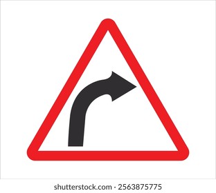 Right Curb Sign png and jpg illustration