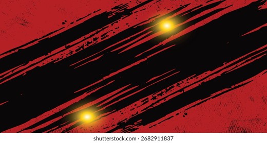 linhas diagonais à direitaPontos de meio-tom vermelho e azul padrão de cor gradiente grunge textura fundo. Ponto pop art quadrinhos estilo esporte ilustração vetorial. grunge vetores pontos