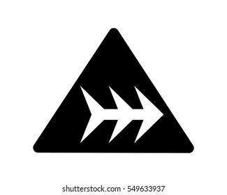 right direction arrow black silhouette icon sign symbol logo vector image direction arrow