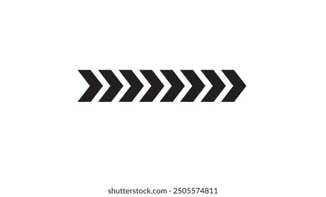 Right direction arrow   icon on transferred background vector illustration 