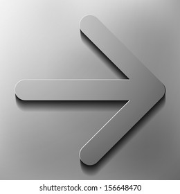 to the right  direction movement, vector style