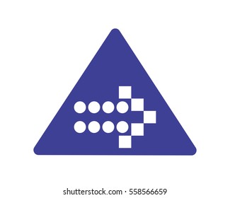 right direction sign icon