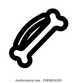 right foot bone outlined black