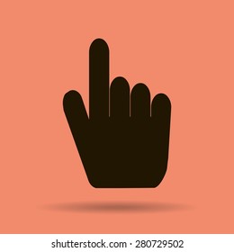Right forefinger pointing to.
