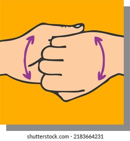 The Right Fourth Step Of Washing Hand