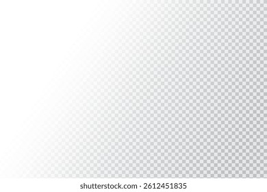 Right gradient shape. Light fade panel. Soft left blend. Vector checker background.