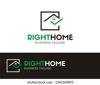 Right home logo concept