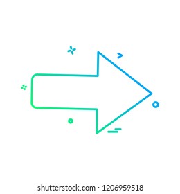 Right icon design vector