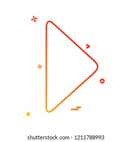 Right icon design vector
