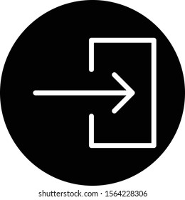 Right icon isolated on background
 