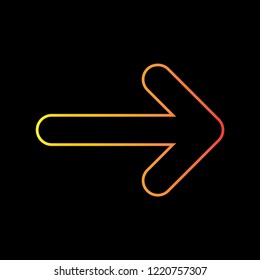 right icon vector