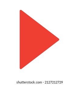 Right icon vector image. Can also be used for Media Buttons. Suitable for mobile apps, web apps and print media.