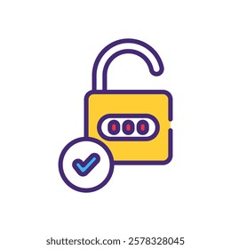 Right icon vector stock illustration