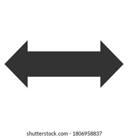 Right and left arrow icon design