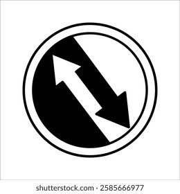 Right left arrow vector icon. Transfer arrow icon. Double sided arrow icon