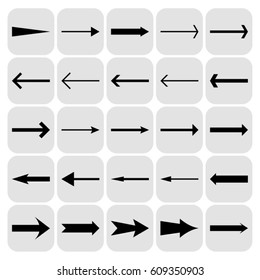 right and left basic vector arrows