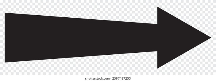 Right Long Pointing Arrow. Variety Colorful Long right vector arrow icon. Red long arrow pointing right. Long arrow vector illustration. Eps 10