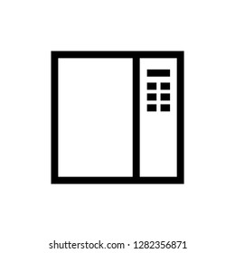 right navigation toolbar outline icon vector