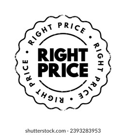 Marca de texto de precio derecho, fondo de concepto