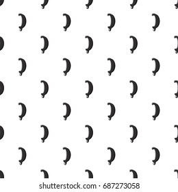 Right round bracket isolated on white background. Black liquid oil right round bracket vector illustration