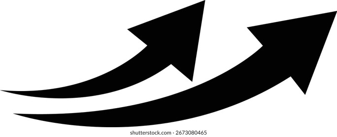  Dirección lateral derecha Flecha negra Ilustración vectorial de una flecha negra