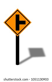 Right Three Separate Warning Sign