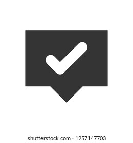 Right tick icon
