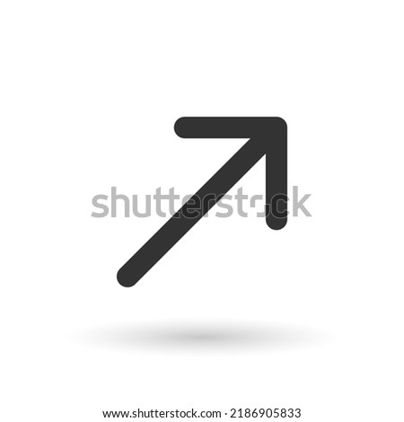 Right Top Icon - Vector illustration