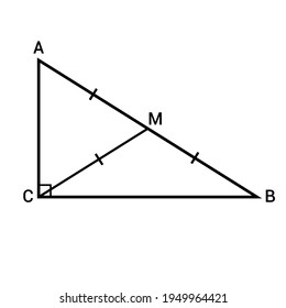 Right Triangle Median To Hypotenuse