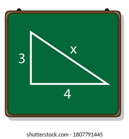 Right triangle pythagorean theorem example 