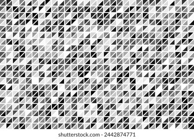 Right Triangle Random Opacity Vector Illustration