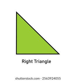 Right Triangles on white background vector
