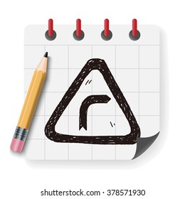 Right turn doodle