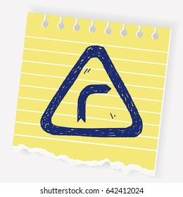 Right turn doodle