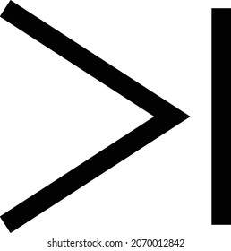 ilustración del vector derecho en un fondo transparente. Símbolos de calidad premium. Icono vectorial de trazo para el concepto y diseño gráfico.