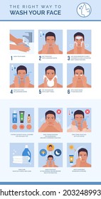 The right way to wash your face: how to cleanse your face step by step, skincare tips for men