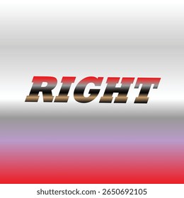 Right Wordmark with Gradient Effect