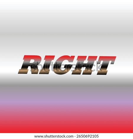 Right Wordmark with Gradient Effect