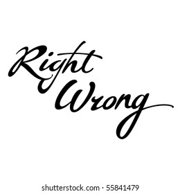 Right Wrong
