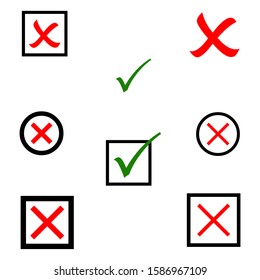 Right and wrong sign vector design.