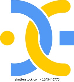 Rightbtc cryptocurrency network vector illustration