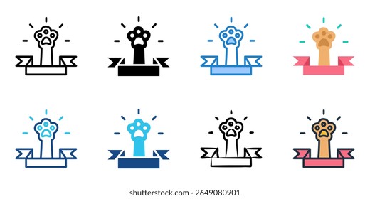 Rights icon set multiple style collection 
