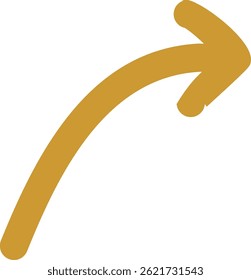 A rightward pointing arrow symbol ideal for navigation and directional indications.