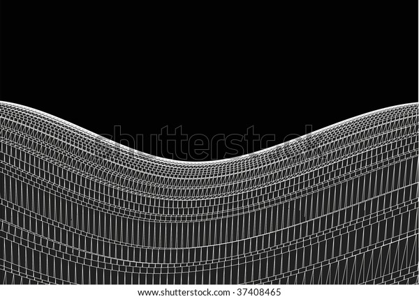 Rigid Architectural Waves Vector Stock Vector (Royalty Free) 37408465 ...