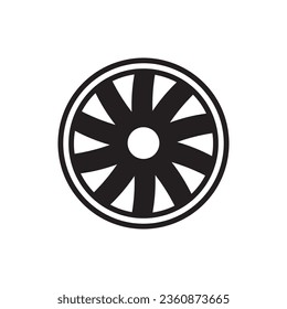 rim icon vector template illustration logo design