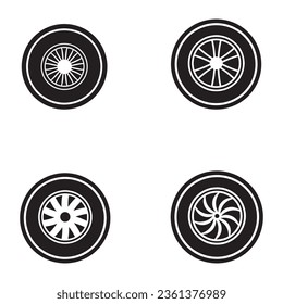 rim icon vector template illustration logo design