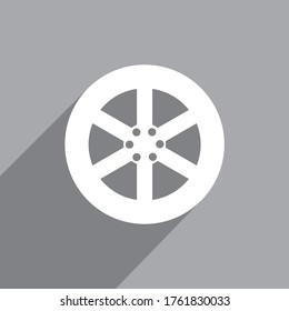 Icono de borde , Icono de rueda , Vector de icono de automóvil