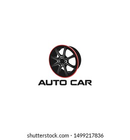 Rim logo - automotive car workshop logo