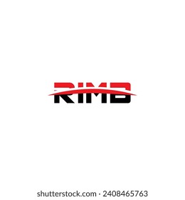 RIMBA letter logo design is modern and cool